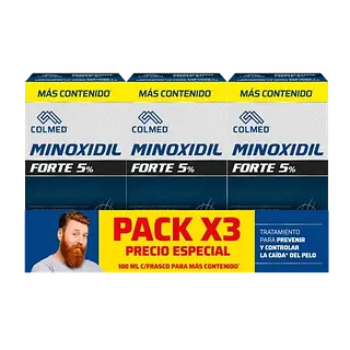 Tripack Minoxidil Forte 5 % Fco X 60 Ml Mk Tq