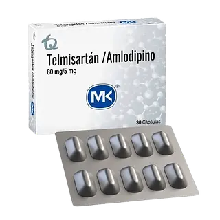 Telmisartan+Amlodipino80/5mg X 30 Tab Mk Tq