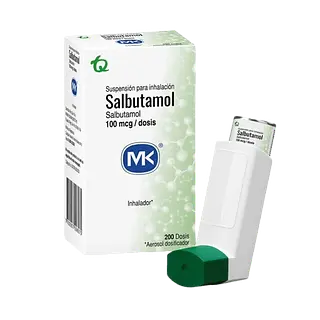 Salbutamol Inh 100mcg Inhalador X 200 Dosis Mk Tq