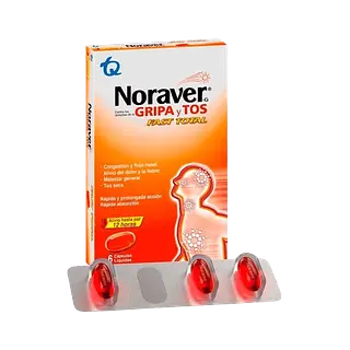 Noraver Gripa Fast Total X 6 Caps Tq