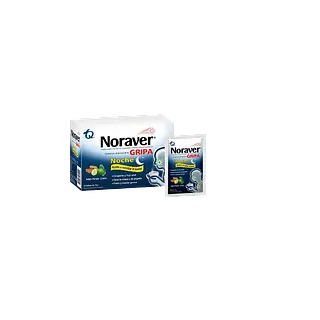 Noraver Gripa Bebida Noche Sobre Plegadiza X 24 Tq