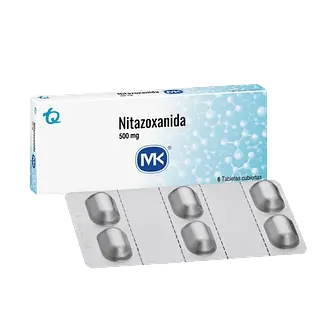 Nitazoxanida 500 Mg Tab X 6 Mk Tq
