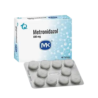 Metronidazol 500mg X 40 Tabletas Mk Tq