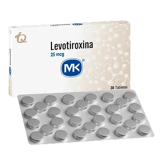 Levotiroxina 25 Mcg Tab X 30 Mk Tq