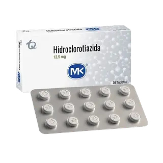Hidroclorotiazida 12.5mg Tab X 30 Ml Tq