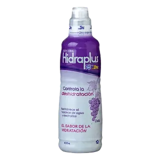 Hidraplus 75 Meq Zinc Uva Fco X 400 Ml Tq
