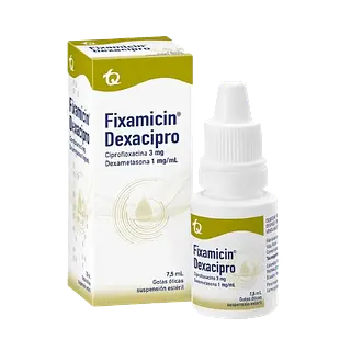 Fixamicin Dexacipro Gotas Oticas Fco X 7.5 Ml Tq