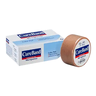 Esparadrapo Tela 1x1 Yd Rollo Caja X 12 Cureband Tq