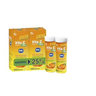 Duopack Vitac+Zinc Efervecente Mandarina Mk Tq