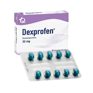 Dexprofen 25mg X 20 Caps Tq