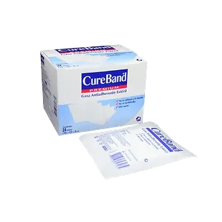 Cureband Gasa 10x10cm Sobre X2 Est Caja X 24 Tq