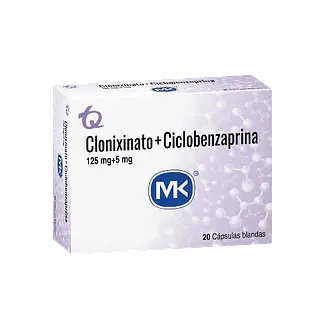 Clonixina/Ciclobenzap 125/5 X 30 Caps Mk Tq