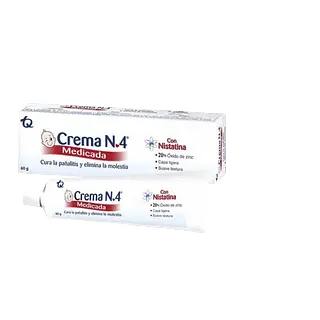 Crema N.4 Medicada Tubo X 60 Gr Tq