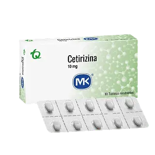 Cetirizina 10 Mg Tab X 10 Mk Tq