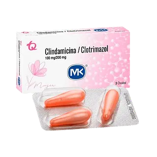 Clindamicina+Clotrimazol X 3 Ovulos Mk Tq