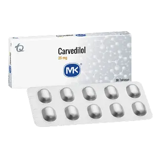Carvedilol 25 Mg Tab X 30 Tab Mk Tq