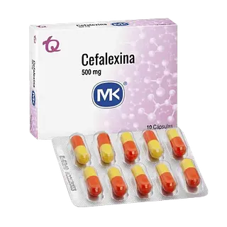 Cefalexina 500 Mg Cap X 10 Mk Tq