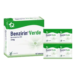 Benzirin Verde Eucalipto X 12 Tab Tq