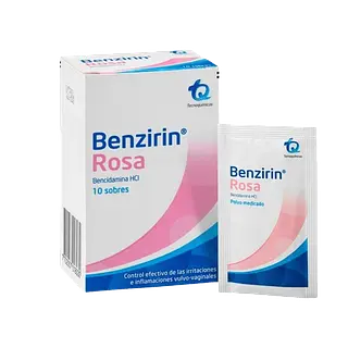 Benzirin Rosa Polvo Sobrs Caja X 10 Tq