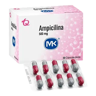 Ampicilina Mk 500mg X 50 Cap Tq