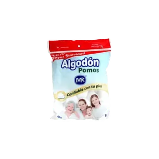 Algodon Pomos Bolsa X 40 Gr Mk Tq