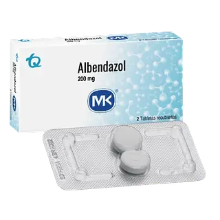 Albendazol 200 Mg Tab X 2 Mk Tq