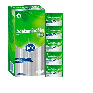 Acetaminofen Mk 500mg X 100 Tab Tq